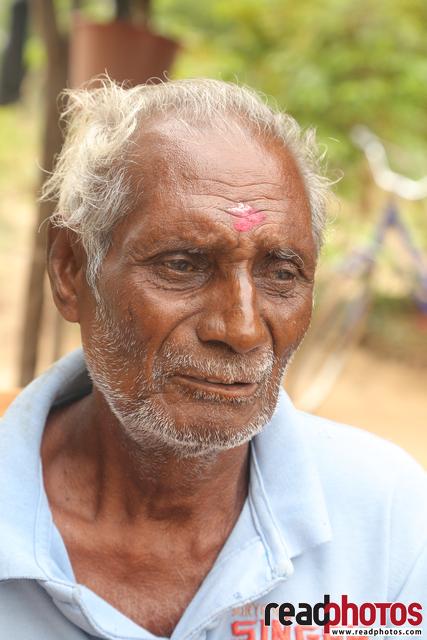 Sad Looking Old Grandfather Sri Lanka 1 News Wildlife People And