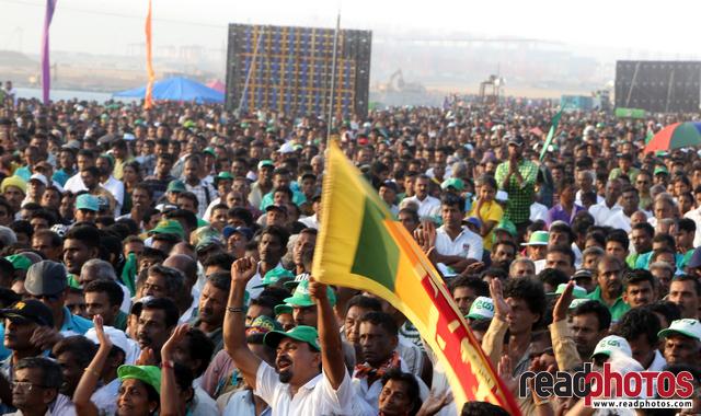 Political assembly, Gallface, Sri Lanka 2018 (3) - Read Photos