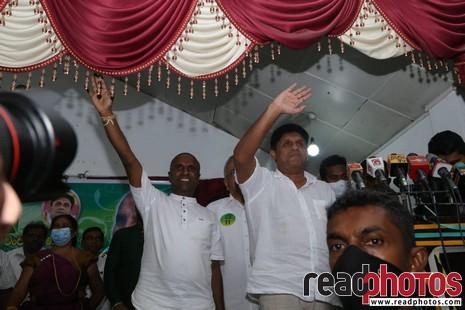 SJB election campaign - Sajith Premadasa at Theldeniya on 23/07/2020 - Read Photos