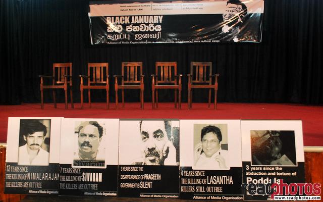 Black January protest by FMM Sri Lanka (7) - Read Photos