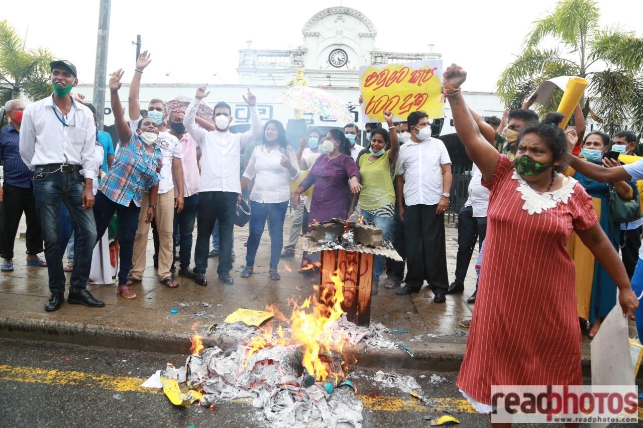 SJB Youth Wing Protest against the government - Read Photos