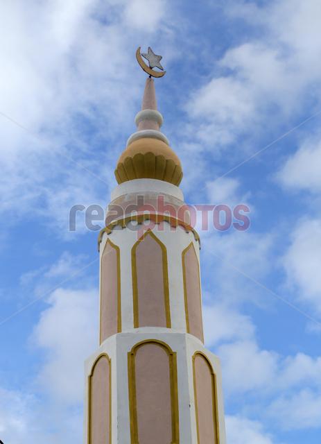 Mosque and the sky (2)