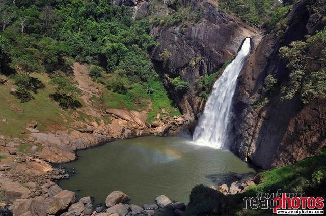 Water fall and a rainbow, Sri Lanka - Read Photos
