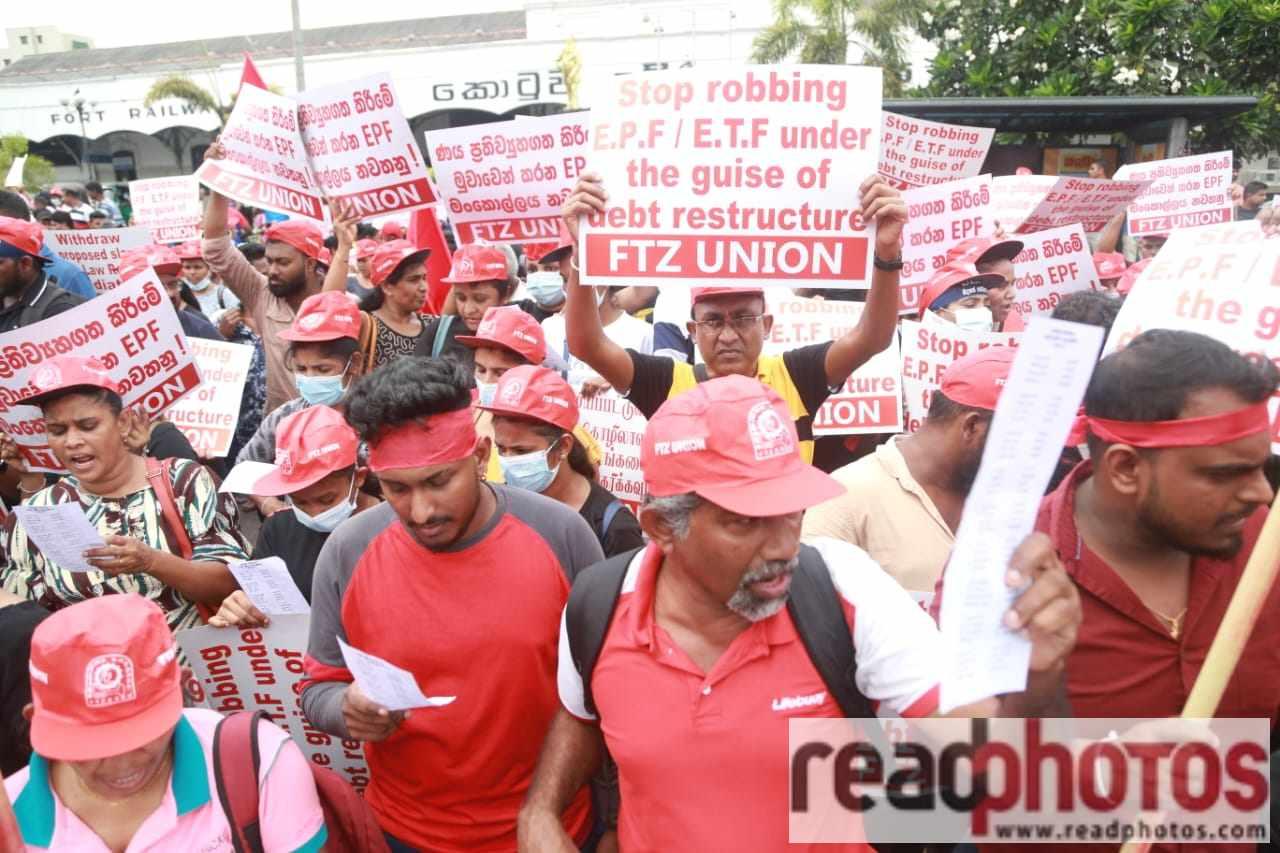 Activists demand end to robbing EPF/ETF under guise of debt restructure 