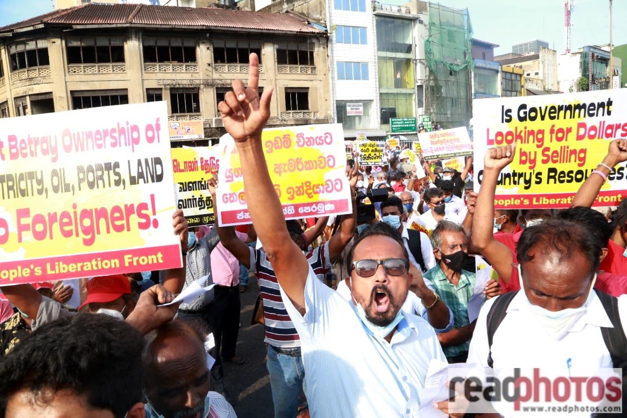 JVP rally and protest held on 19.01.2022 - Read Photos