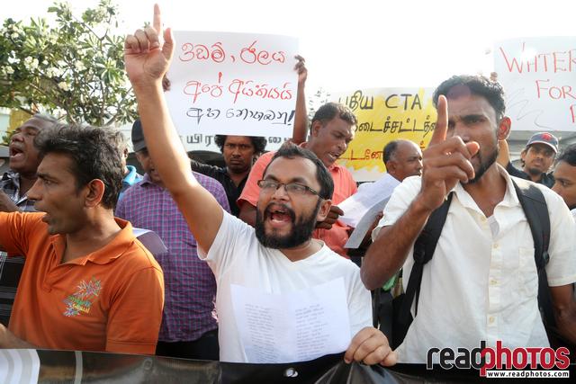 Protest at Pettah, Sri Lanka 2018 (4)