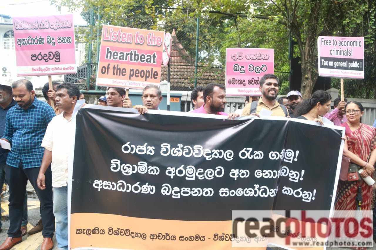Rally in Colombo Demands Immediate Solutions to Protect State Universities