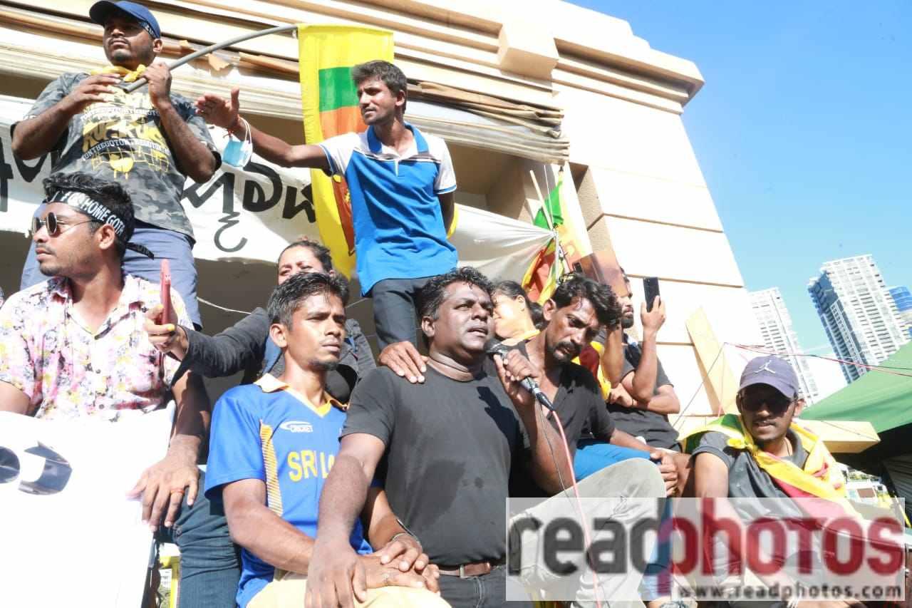 A teacher from Mathale and others protests against the fuel price hike - Read Photos