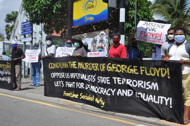  Black Lives Matter protest in Colombo - Read Photos