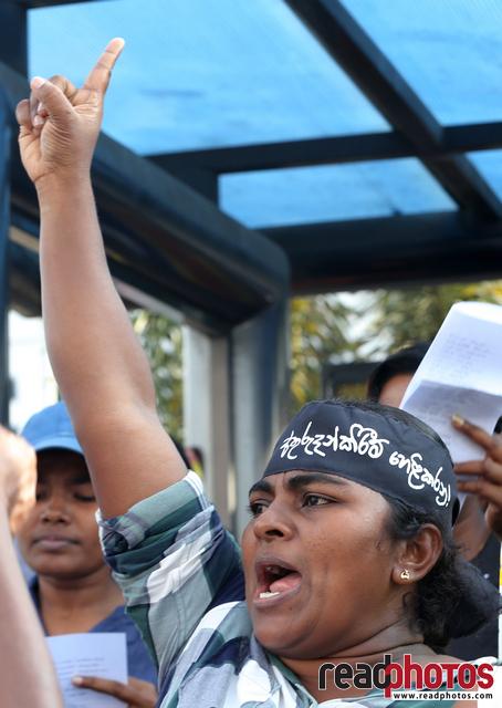 Protest at Pettah, Sri Lanka 2018